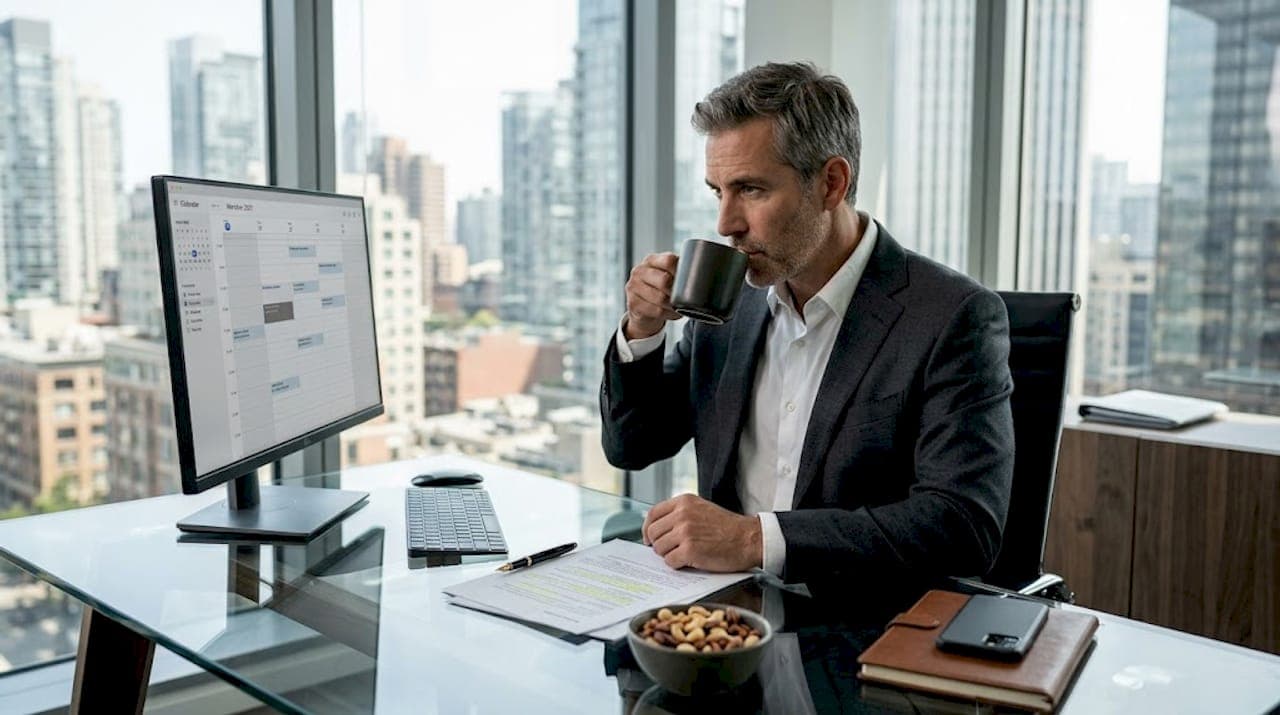 Mental sharpness routine for high-performing executives