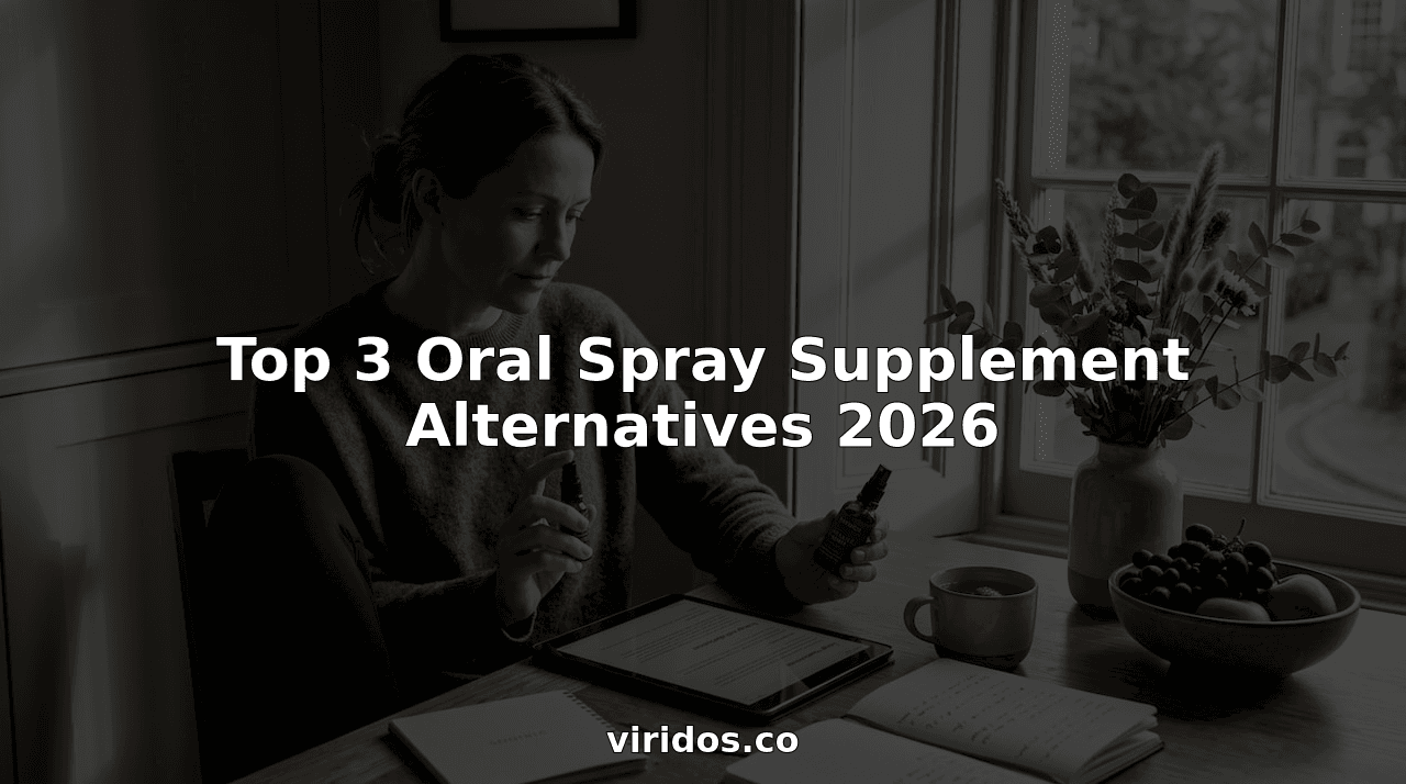 Top 3 Oral Spray Supplement Alternatives 2026