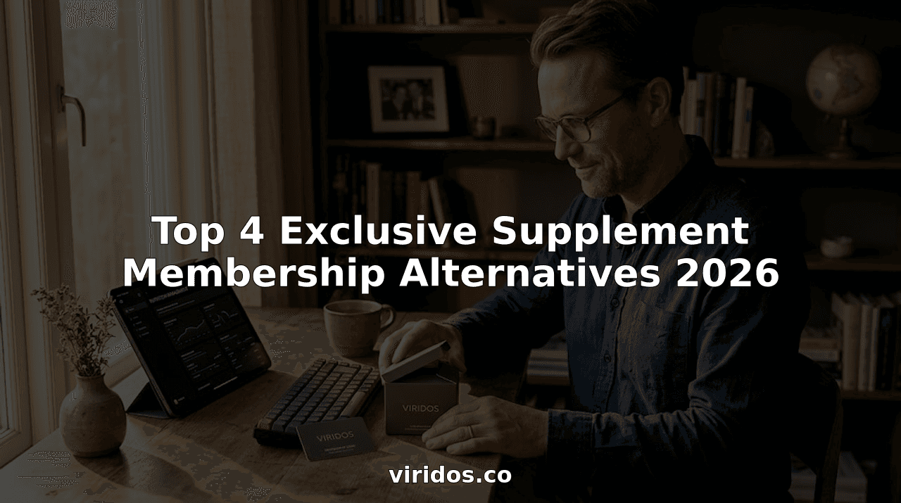 Top 4 Exclusive Supplement Membership Alternatives 2026