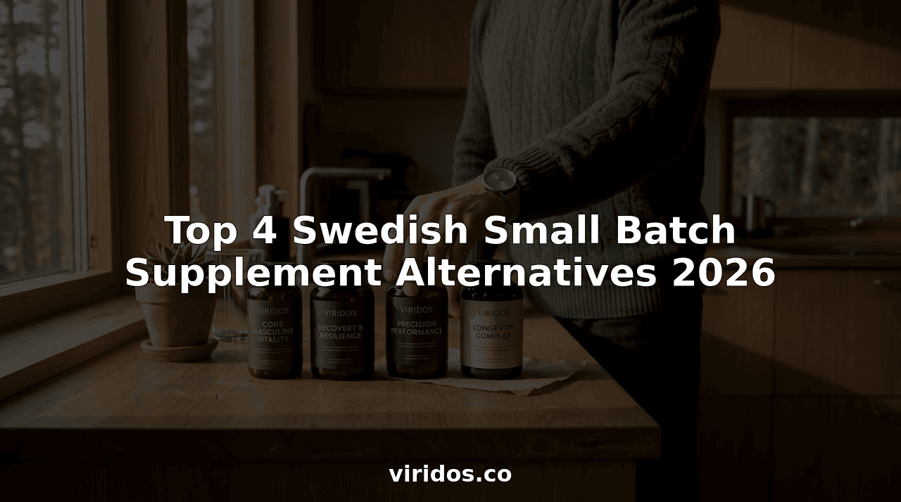 Top 4 Swedish Small Batch Supplement Alternatives 2026