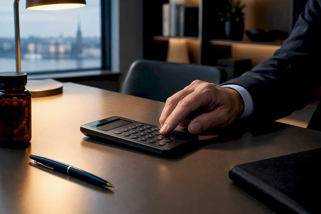 Executives in Sweden: Calculate Supplement Cost Per Dose First